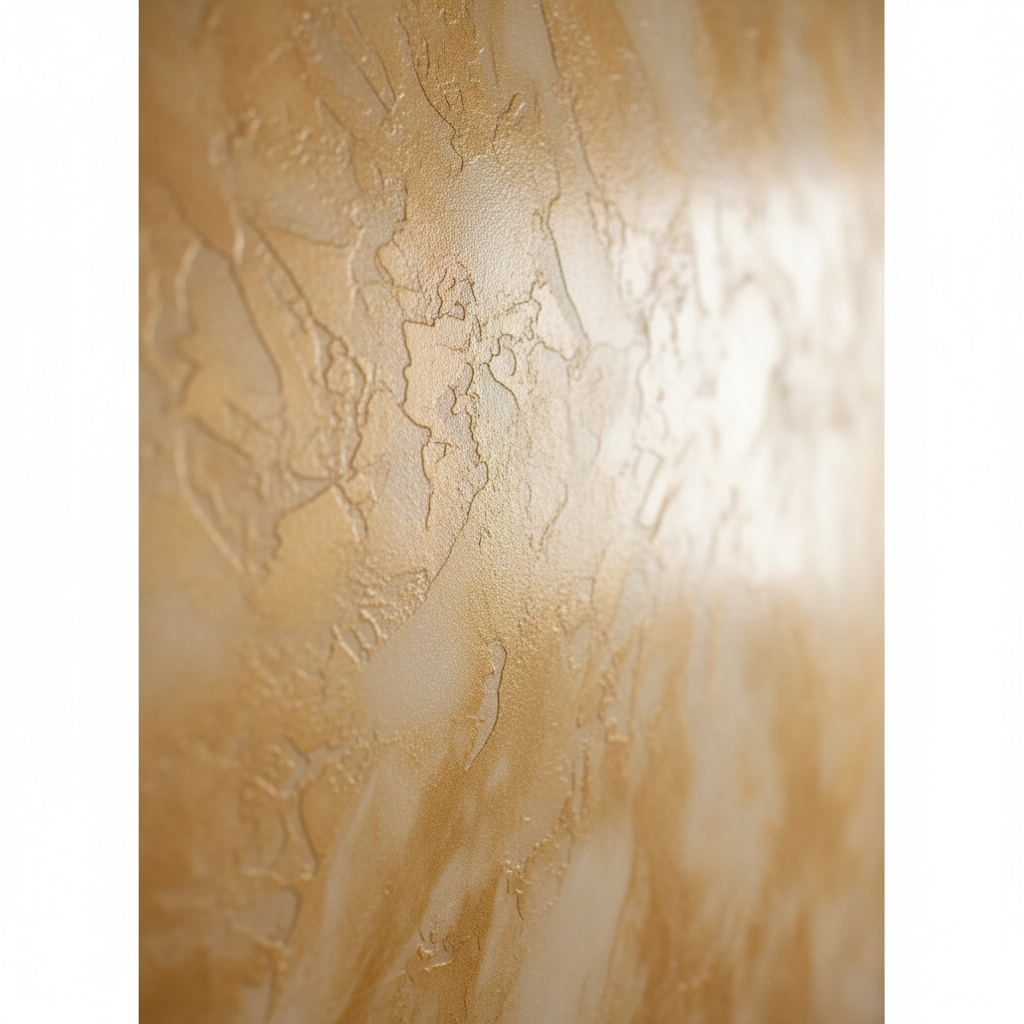 Decorative Venetian plaster finish